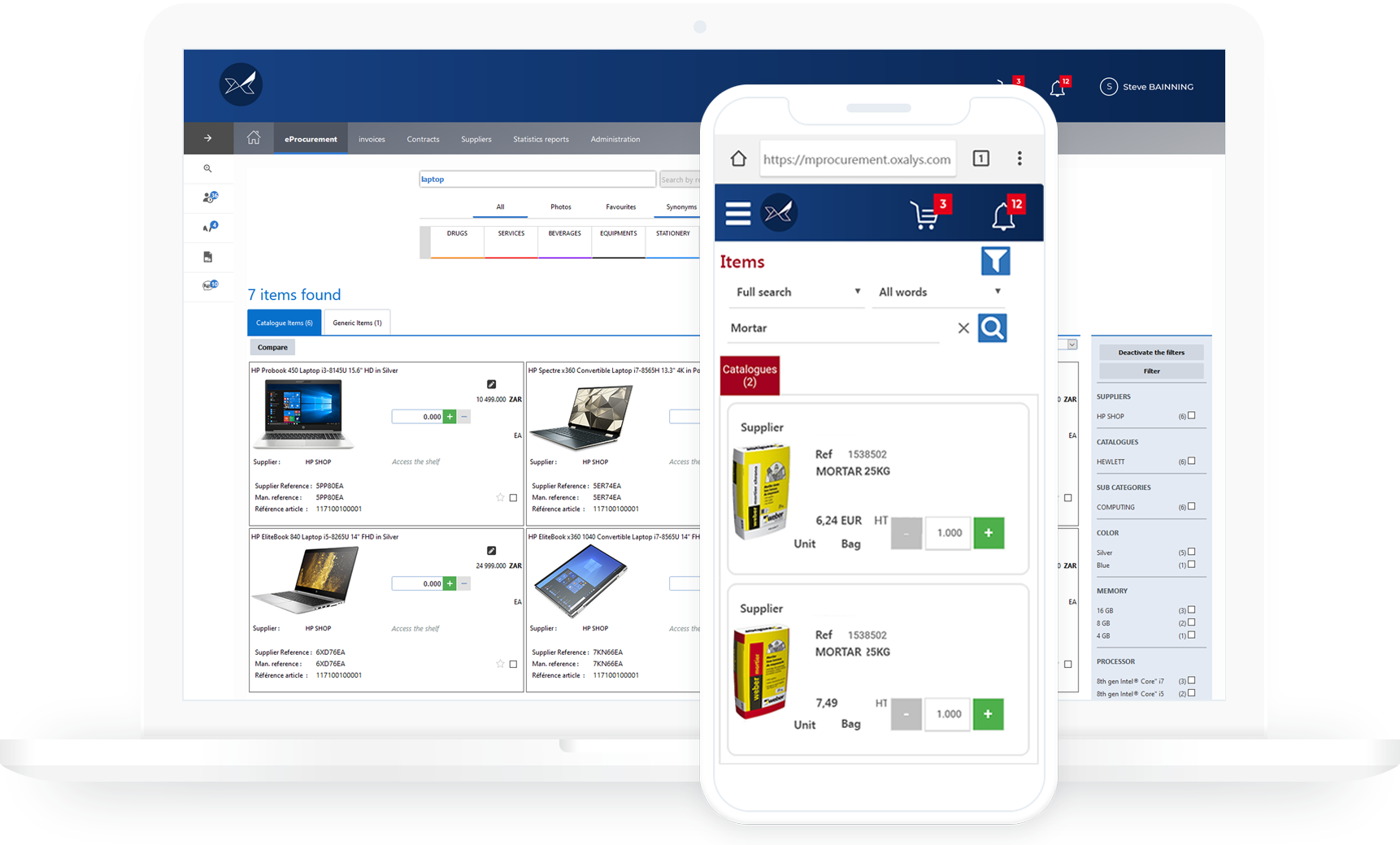 dashboard oxalys per migliorare supply chain collaboration con fornitori
