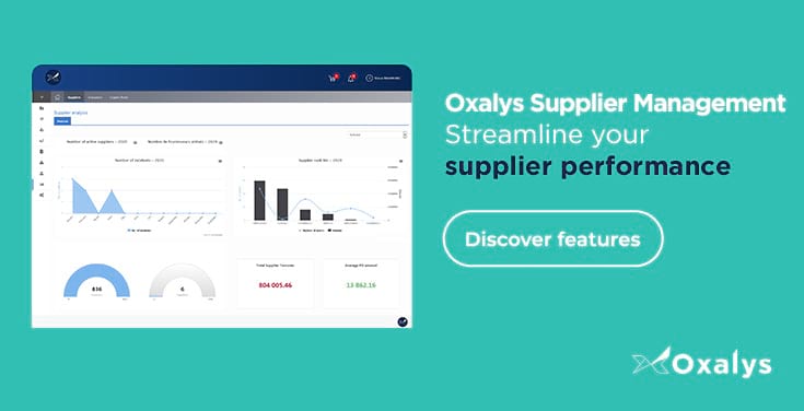 Streamline your supplier performance with Oxalys Supplier Management