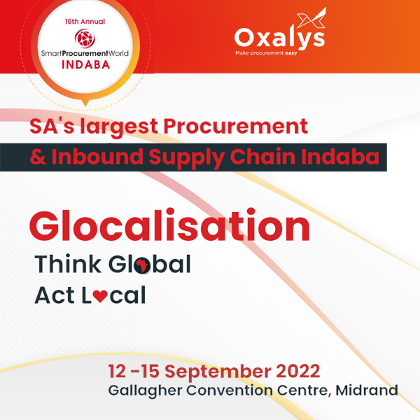 Oxalys exhibits at Smart Procurement World Indaba 2022 | 12-15 September