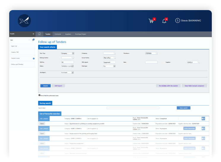 Tender and Rfx management solution by Oxalys